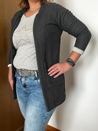 Wox kardigan sivý / prechodný kabátik / veľ. m, m