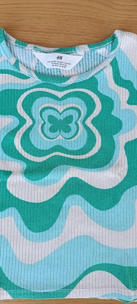 Tričko hippie, h&m,146