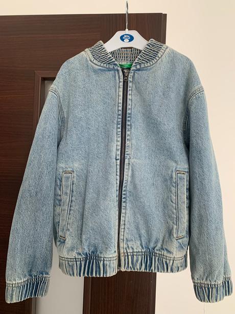 Rifľová bunda benetton, benetton,140