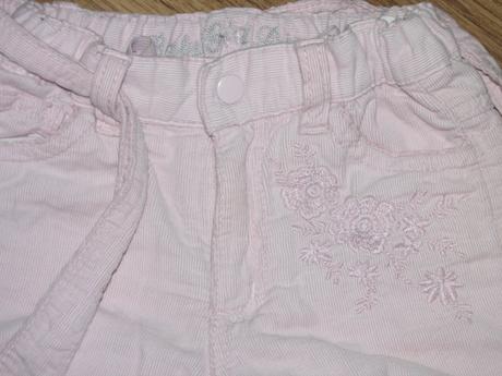 Zateplené menčestráky, h&m,80