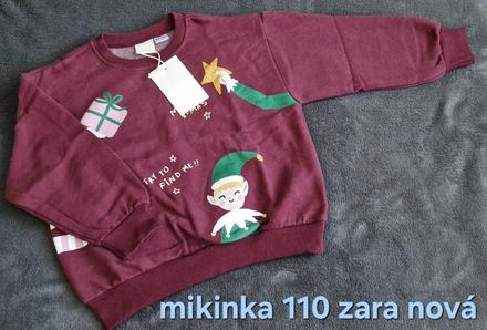 Vianočná mikinka 110, zara,110