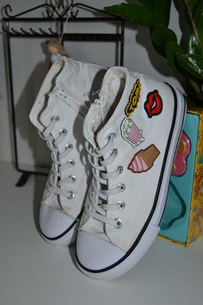 Dievčenské biele štýlové tenisky, veľkosť 35, nelli blu,35