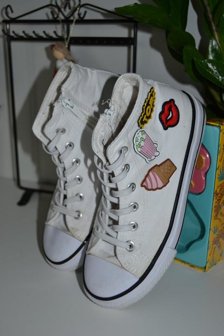 Dievčenské biele štýlové tenisky, veľkosť 35, nelli blu,35