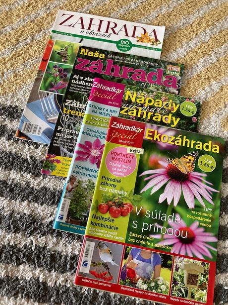 Časopisy záhrada 4ks,