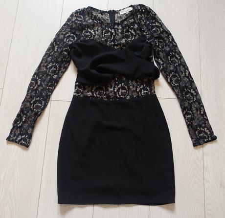 Zlatočierne šaty sugarlips, xs