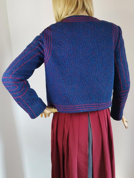 P_jean - originálny kabátik vo folklórnom štýle, m