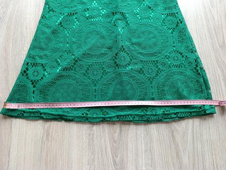 Dámsky zelený predĺžený top, m