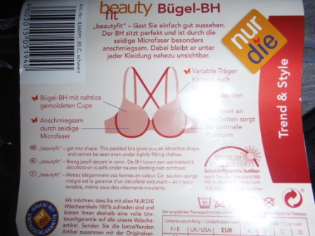 Push-up vystužená podprsenka, 75b / 85b