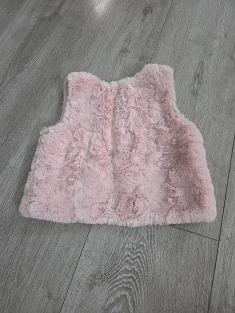 Chlpatá vesta dievčenská, h&m,128