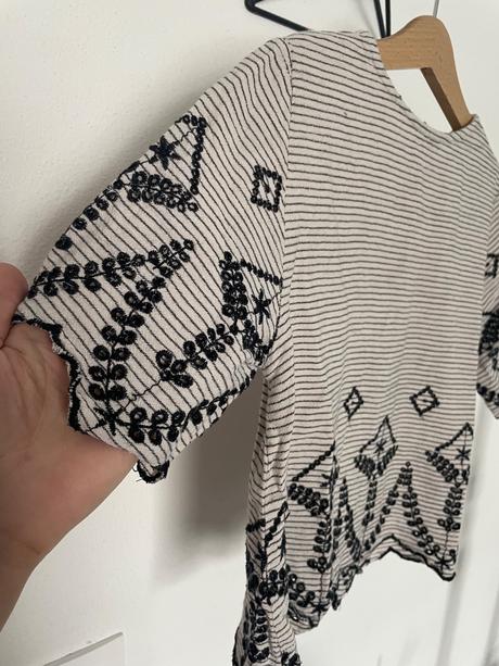 Bluzka s vysivkami, zara,134