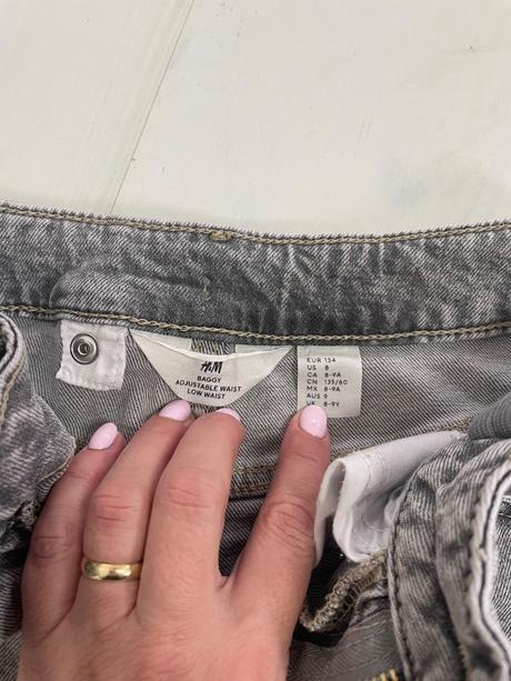 Baggy rifle, h&m, vel. 134, h&m,134