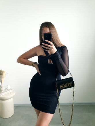 Čierne šaty 38, 38