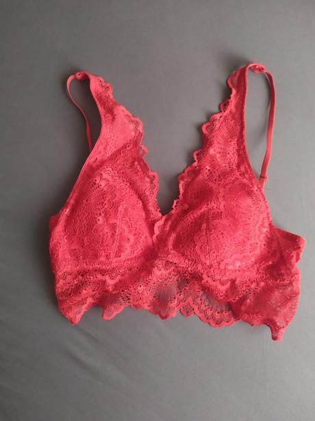 Červená braletka, h&m,xs