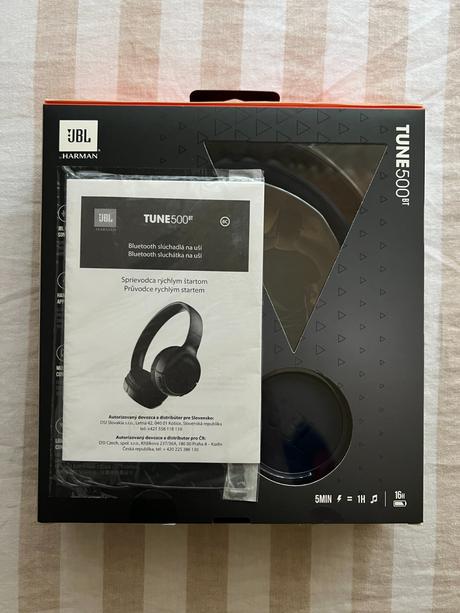 Slúchadlá jbl tune 500bt, 