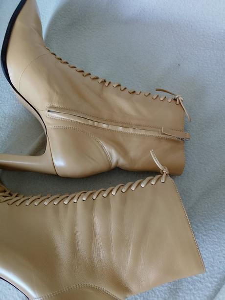 Zara kožené čižmy - čižmičky č. 41, zara,41