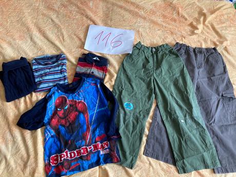 Balík 6 ks chlapčenského oblečenia veľ. 116, 104–116