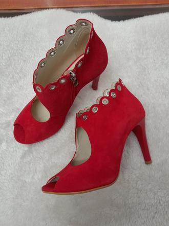 Dámske kožené topánky 18010291 b, 36 / 37