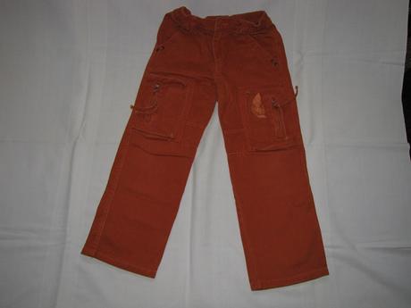 Škoricové kapsáčové nohavice zn. j&dfashion, 134