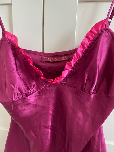 Saténová košieľka, m