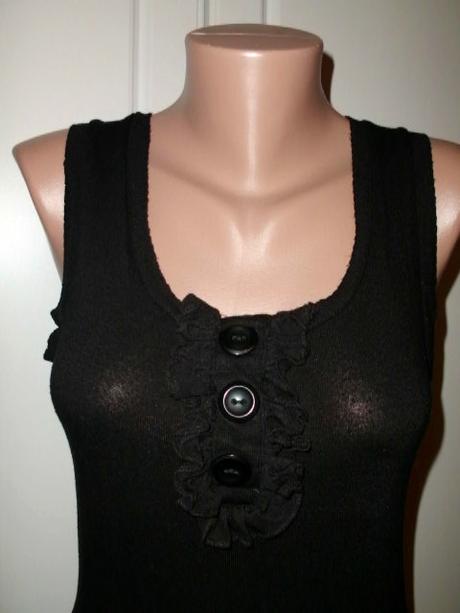 Vestička s volánikovým dekoltom, m