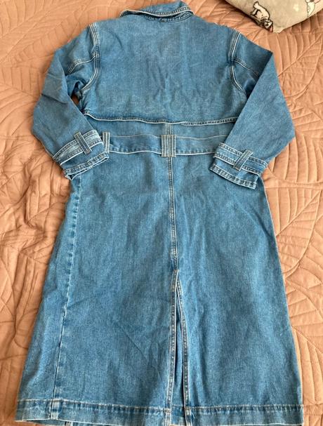 Dámsky riflovy kabát, m