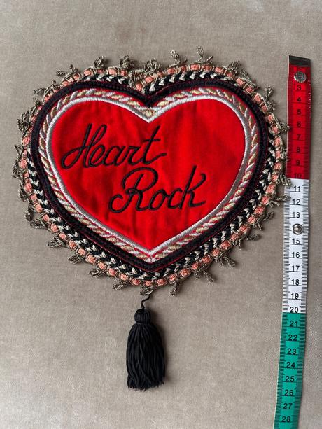 Srdce - nášivka, 
