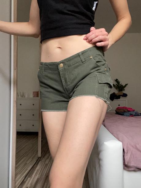 Zelené šortky, gate,m