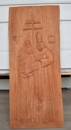 Obraz na stenu - drevorezba,