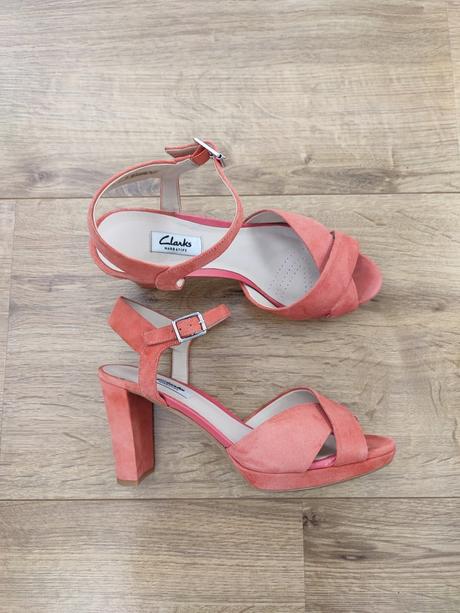 Sandále kožené clarks kendra petal, clarks,40