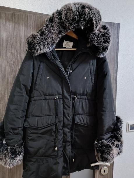 Zimná parka s hustou kožušinkou, m