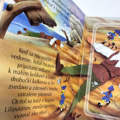 Gulliverove cesty puzzle kniha, 