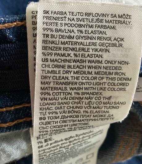 Džínsy, h&m,134