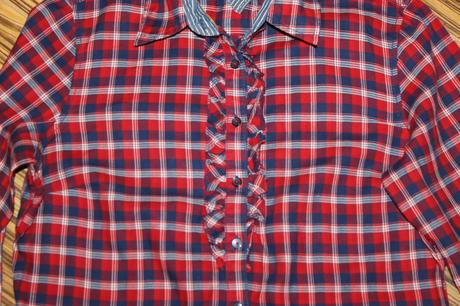 Dámska károvaná košeľa tommy hilfiger v. 36, tommy hilfiger,36