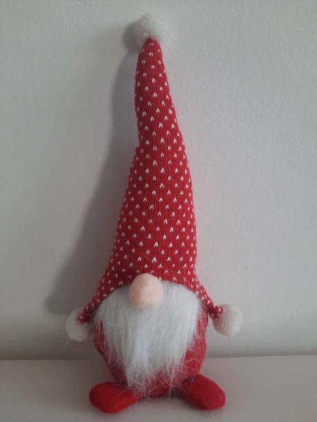 Vianočný škriatok - červený 32cm,