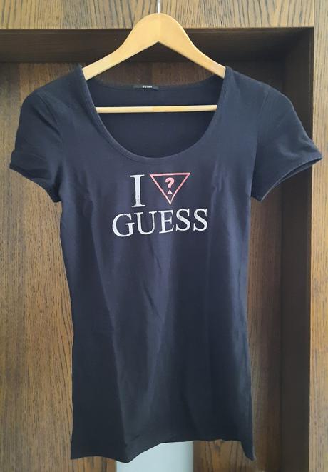 Čierne tričko guess, guess,s