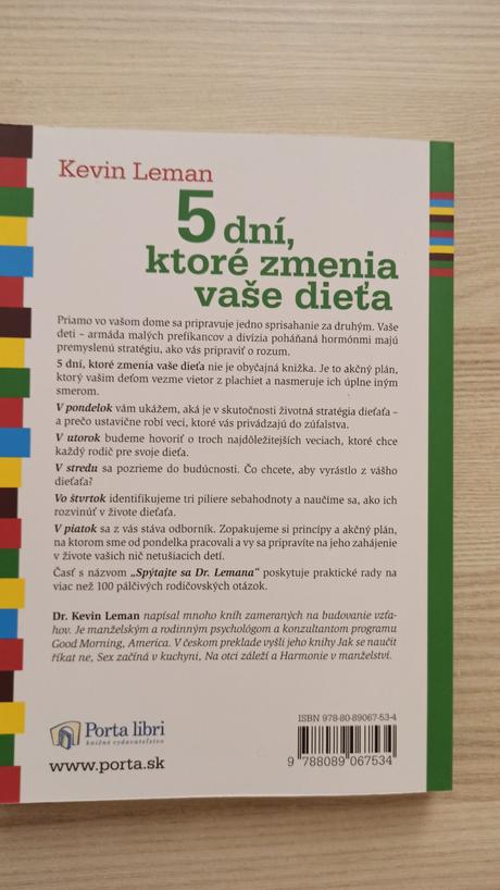 5dni, ktoré zmenia vaše dieťa,