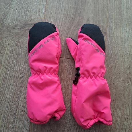 Dievčenské lyžiarske rukavice, alpine pro,s