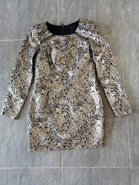 Zlaté šaty next v36, uk10, next,36