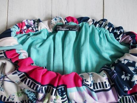 Pestrofarebný overal bez ramienok, xs