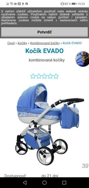 Máte skúsenosti s kočíkom Evado?