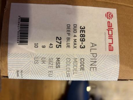 Nové lyziarky, alpina,43