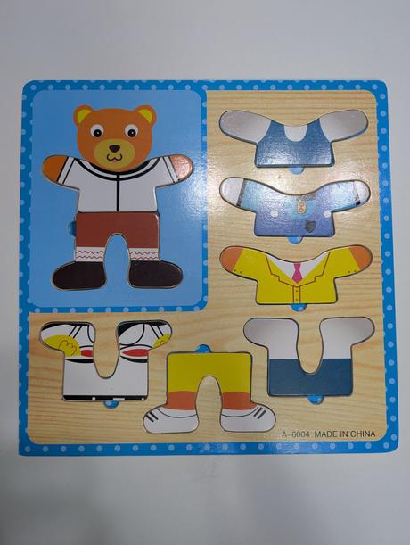 Drevena vkladacka macko, 