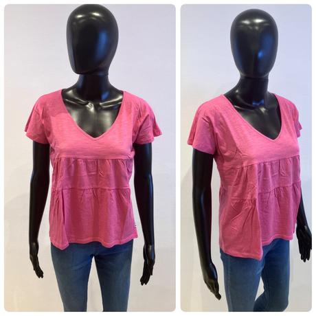 Dámske tričko ležérne ružové (xs), xs