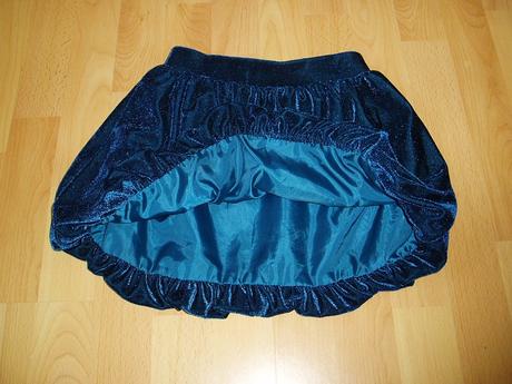 Saténová suknička s trblietkami, c&a,128