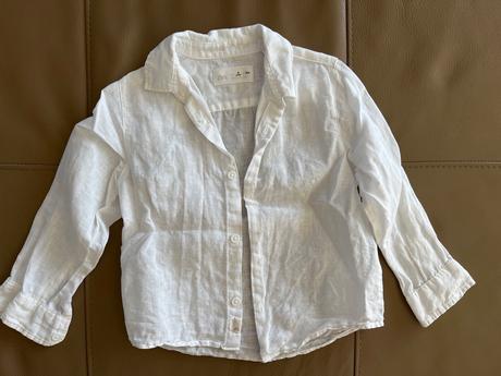 Zara ľanová košeľa, zara,104