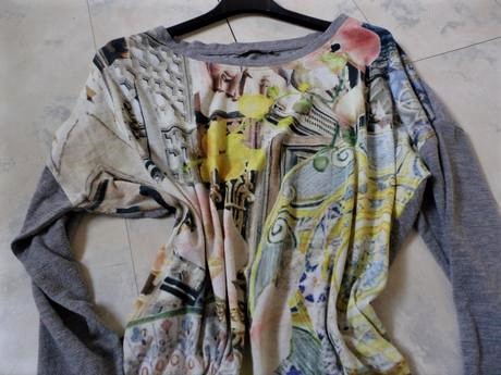 Tričko over size, l