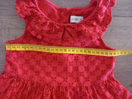 Šaty bez rukávov veľ.24-36mes. zn.f&f, f&f,98