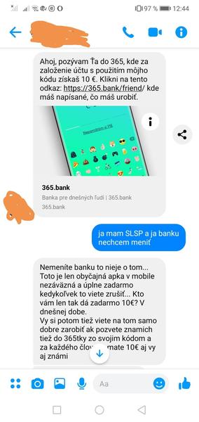 Má niekto skúsenosti s 365 bank/friend, kde získaš 10e za registráciu dákeho človeka?