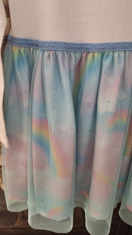 Šaty s dúhou, h&m,122
