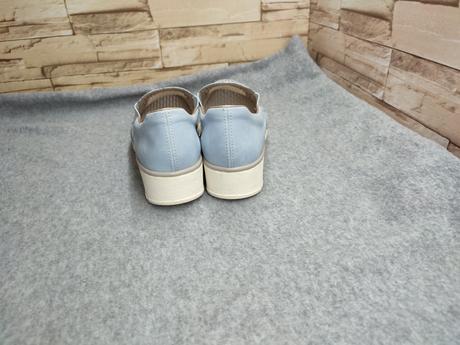 Rieker 38 - dámske svetlomodré našuchovačky, rieker,38